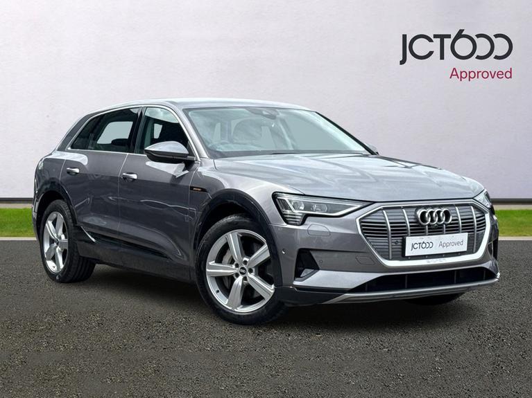 Used 2021 AUDI e-tron 50 Technik SUV 5dr Electric Auto quattro 71.2kWh (11kW Charger) (313 ps) Grey at JCT600