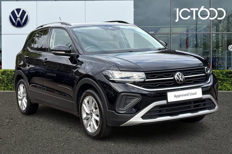 Used 2024 VOLKSWAGEN T-CROSS 1.0 TSI 115 Match 5dr Black at JCT600