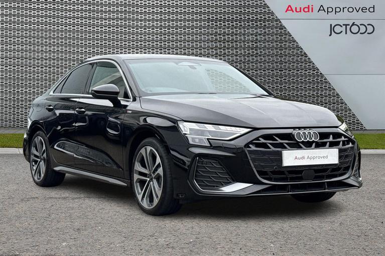 Used 2026 AUDI A3 Saloon S line TFSI 150 PS S tronic Mythos Black  at JCT600