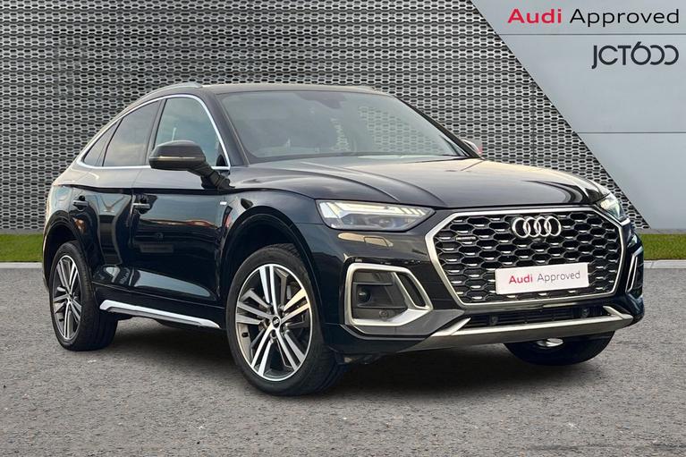 Used 2021 AUDI Q5 2.0 TFSI 45 S line Sportback 5dr Petrol S Tronic quattro Euro 6 (s/s) (265 ps) Black at JCT600