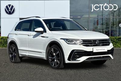 2022 VOLKSWAGEN Tiguan 1.5 TSI R-Line SUV 5dr Petrol DSG Euro 6 (s/s) (150 ps) at JCT600