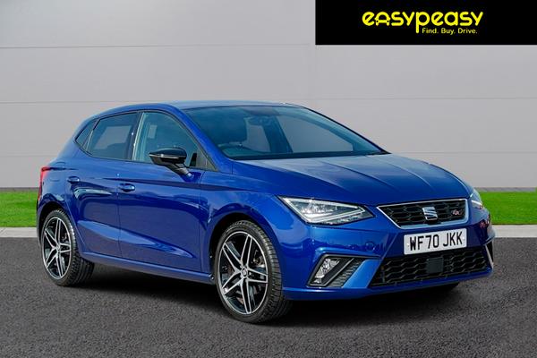 Used 2020 SEAT IBIZA 1.0 TSI 115 FR Sport [EZ] 5dr Blue at easypeasy