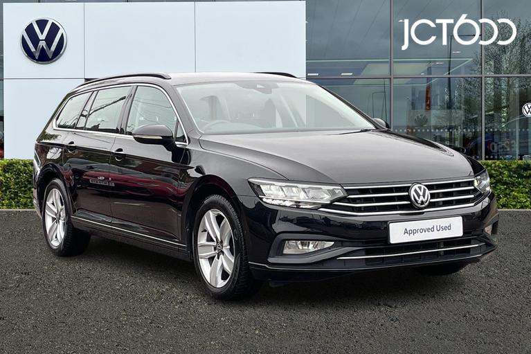 Used 2020 VOLKSWAGEN Passat 2.0 TDI EVO SE Nav Estate 5dr Diesel DSG Euro 6 (s/s) (150 ps) Black at JCT600