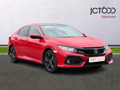 2019 HONDA Civic 1.0 VTEC Turbo EX Hatchback 5dr Petrol CVT Euro 6 (s/s) (126 ps) at JCT600