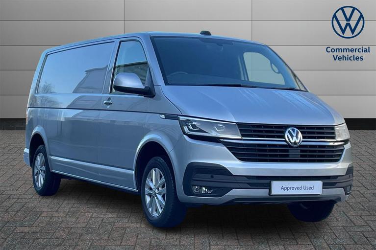 Used 2022 VOLKSWAGEN Transporter 2.0 TDI T30 Highline Panel Van 5dr Diesel DSG FWD LWB Euro 6 (s/s) (150 ps) Reflex Silver at JCT600