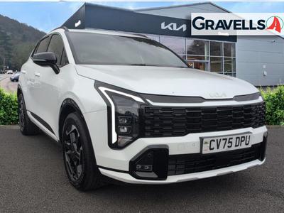 Used 2025 Kia SPORTAGE 1.6 T-GDi GT-Line SUV 5dr Petrol Manual Euro 6 (s/s) (147 bhp) FUSION WHITE at Gravells