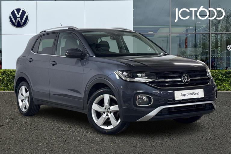 Used 2022 Volkswagen T-Cross 1.0 TSI SEL SUV 5dr Petrol DSG Euro 6 (s/s) (110 ps) Grey at JCT600