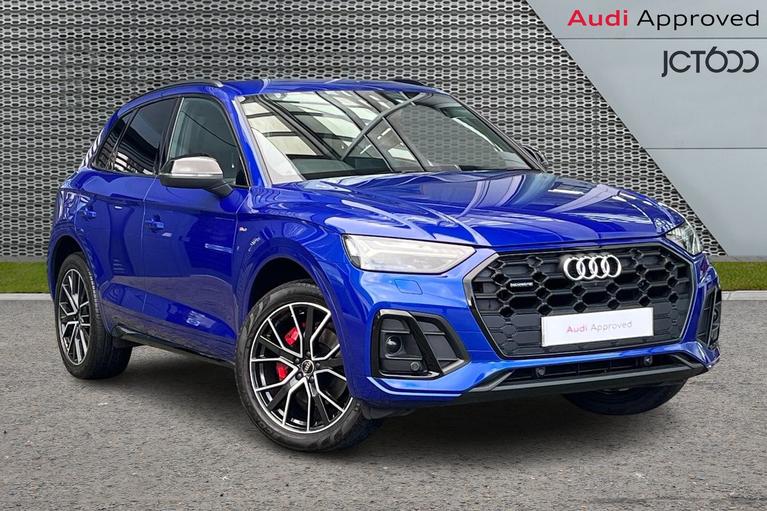 Used 2023 Audi Q5 2.0 TDI 40 Edition 1 SUV 5dr Diesel S Tronic quattro Euro 6 (s/s) (204 ps) Blue at JCT600