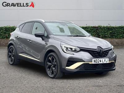 Used 2024 Renault CAPTUR 1.6 E-TECH E-Tech engineered SUV 5dr Petrol Hybrid Auto Euro 6 (s/s) (145 ps) Grey & Black at Gravells