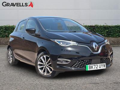 Used 2022 Renault ZOE R135 EV50 52kWh GT Line + Hatchback 5dr Electric Auto (Rapid Charge) (134 bhp) Black at Gravells