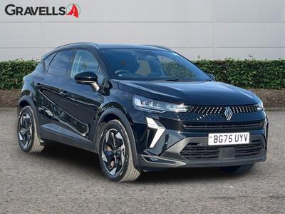 Used 2025 Renault CAPTUR 1.8 E-TECH techno SUV 5dr Petrol Hybrid Auto Euro 6 (s/s) (160 ps) Black at Gravells