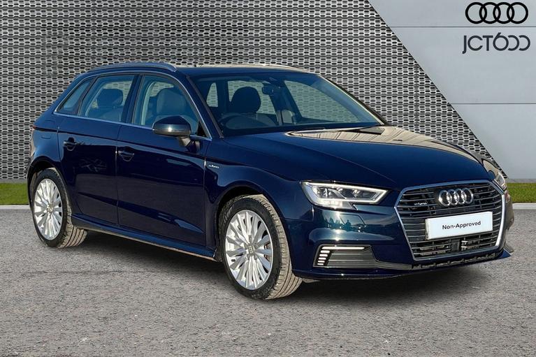 Used 2018 Audi A3 1.4 TFSI e-tron Sportback 5dr Petrol Plug-in Hybrid e-S Tronic Euro 6 8.8kWh (204 ps) Blue at JCT600