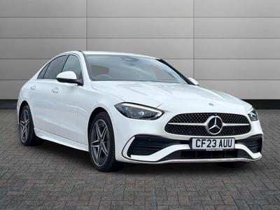 Used 2023 Mercedes-Benz C Class 2.0 C300e 25.4kWh AMG Line (Premium) G-Tronic+ Euro 6 (s/s) 4dr at Sinclair Direct