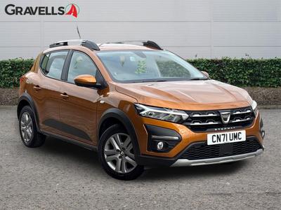 Used 2021 Dacia SANDERO STEPWAY 1.0 TCe Comfort Hatchback 5dr Petrol Manual Euro 6 (s/s) (90 ps) Orange at Gravells