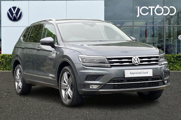 Used 2021 VOLKSWAGEN Tiguan Allspace 1.5 TSI EVO SEL SUV 5dr Petrol DSG Euro 6 (s/s) (150 ps) Grey at JCT600