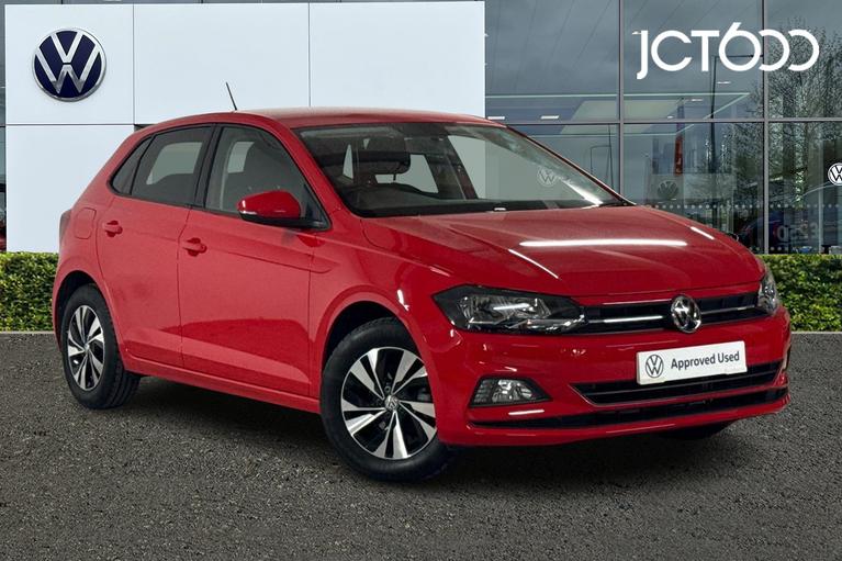 Used 2020 VOLKSWAGEN Polo 1.0 TSI Match Hatchback 5dr Petrol Manual Euro 6 (s/s) (95 ps) Red at JCT600