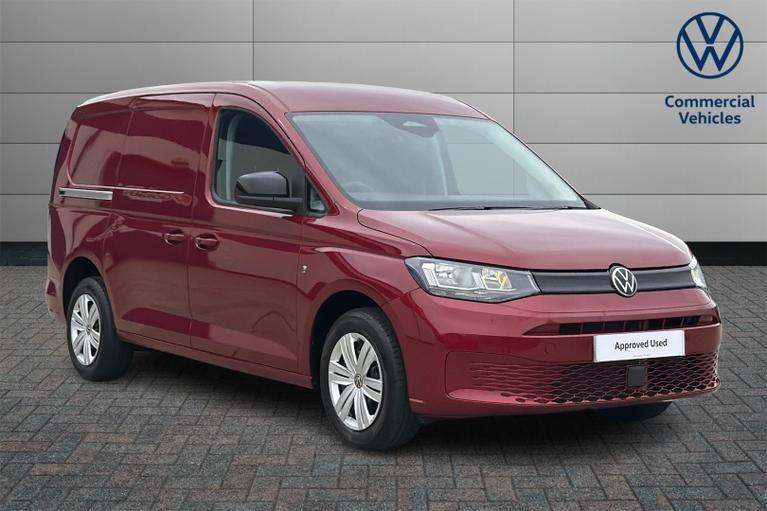 Used 2025 VOLKSWAGEN Caddy Maxi CADDY CARGO MAXI C20  2.0 TDI 122PS Commerce Plus  DSG [Tech Pack] Red at JCT600