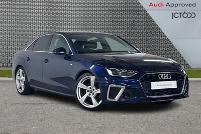 2023 AUDI A4 2.0 TFSI 35 S line Saloon 4dr Petrol S Tronic Euro 6 (s/s) (150 ps) at JCT600