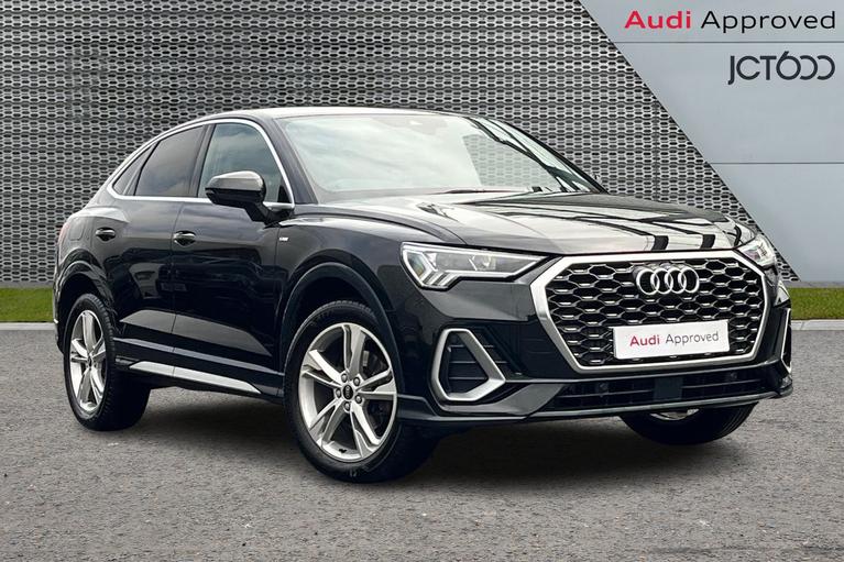 Used 2023 AUDI Q3 1.5 TFSI CoD 35 S line Sportback 5dr Petrol S Tronic Euro 6 (s/s) (150 ps) Black at JCT600