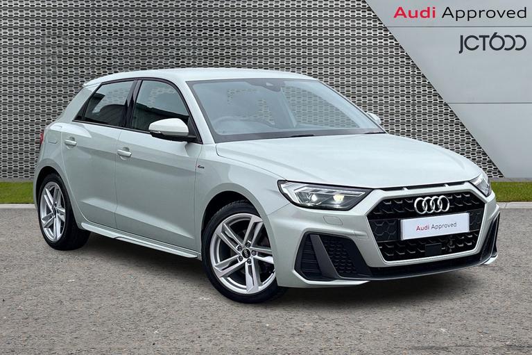 Used 2023 AUDI A1 1.0 TFSI 30 S line Sportback 5dr Petrol S Tronic Euro 6 (s/s) (110 ps) Silver at JCT600