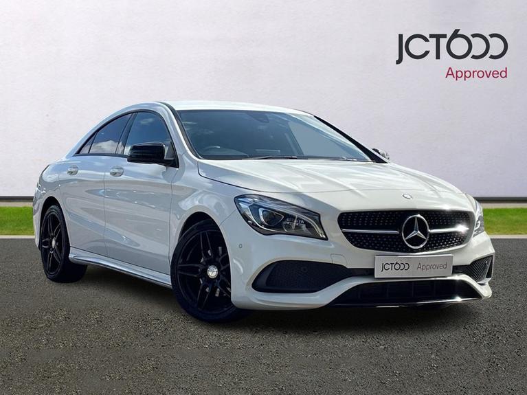 Used 2016 Mercedes-Benz CLA Class 1.6 CLA180 AMG Line Coupe 4dr Petrol Manual Euro 6 (s/s) (122 ps) White at JCT600