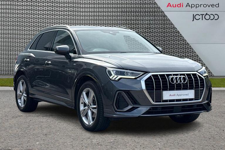 Used 2022 AUDI Q3 S line 35 TFSI 150 PS S tronic (Comfort and Sound Pack) Daytona Grey at JCT600