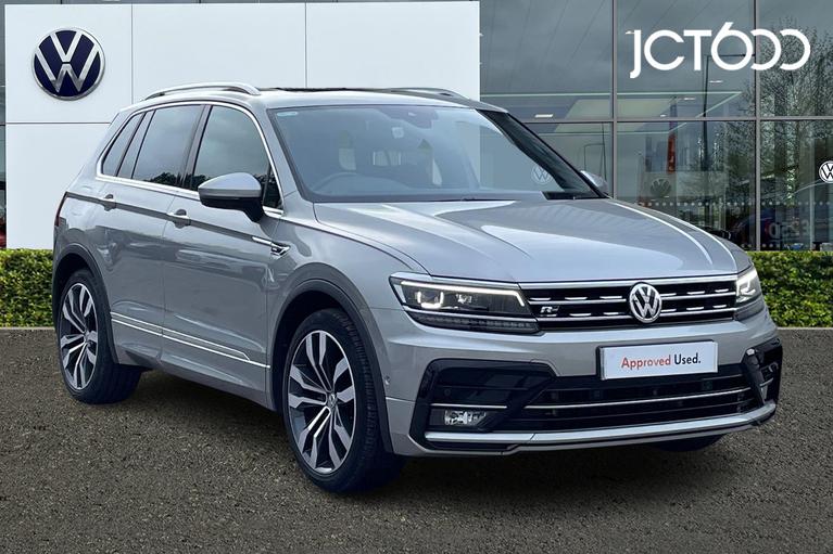 Used 2019 Volkswagen Tiguan 2.0 TDI R-Line Tech SUV 5dr Diesel DSG Euro 6 (s/s) (150 ps) Silver at JCT600