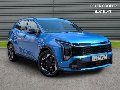 Used 2025 Kia Sportage 1.6 T-GDi DCT GT-LINE Blue Flame at Kia Motors UK