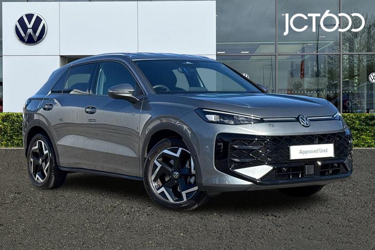 Used 2026 VOLKSWAGEN T-Roc 1.5 eTSI MHEV R-Line SUV 5dr Petrol Hybrid DSG Euro 6 (s/s) (150 ps) Grey at JCT600