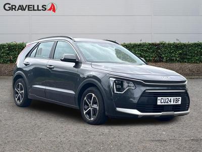 Used 2024 Kia NIRO 1.6 GDi 11.1kWh 2 SUV 5dr Petrol Plug-in Hybrid DCT Euro 6 (s/s) (180 bhp) INTERSTELLAR GREY at Gravells