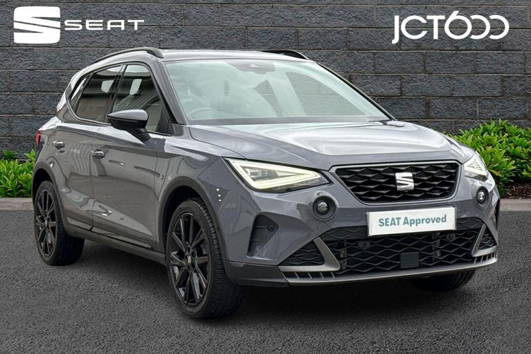 Used 2025 SEAT Arona 1.0 TSI FR Black Edition SUV 5dr Petrol Manual Euro 6 (s/s) (115 ps) Graphene Grey Black Roof at JCT600
