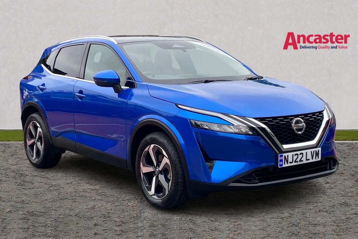 Used 2022 Nissan QASHQAI 1.3 DiG-T MH N-Connecta [Glass Roof] 5dr £21,975  2,822 miles Magnetic Blue | Ancaster