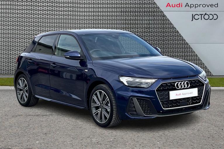 Used 2026 AUDI A1 35 TFSI S Line 5dr S Tronic [Tech Pack Pro] Navarra blue, metallic at JCT600