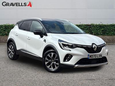 Used 2021 Renault CAPTUR 1.3 TCe S Edition SUV 5dr Petrol Manual Euro 6 (s/s) (130 ps) White & Black at Gravells