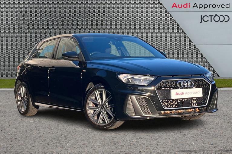 Used 2023 AUDI A1 1.0 TFSI 30 S line Sportback 5dr Petrol Manual Euro 6 (s/s) (110 ps) Black at JCT600