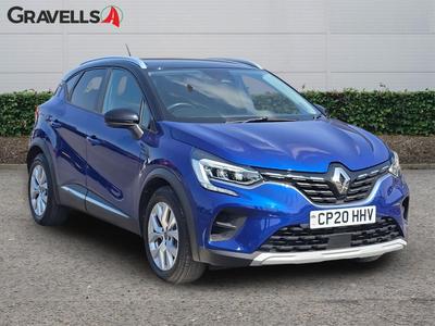 Used 2020 Renault CAPTUR 1.5 Blue dCi Iconic SUV 5dr Diesel Manual Euro 6 (s/s) (95 ps) Blue & Black at Gravells
