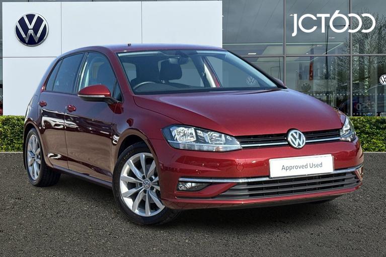 Used 2019 VOLKSWAGEN Golf 1.5 TSI EVO GT Hatchback 5dr Petrol Manual Euro 6 (s/s) (150 ps) Red at JCT600