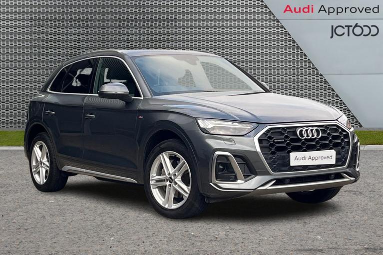 Used 2023 AUDI Q5 2.0 TDI 40 S line SUV 5dr Diesel S Tronic quattro Euro 6 (s/s) (204 ps) Grey at JCT600