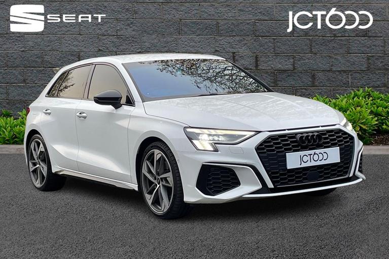 Used 2021 Audi A3 1.5 TFSI 35 Edition 1 Sportback 5dr Petrol Manual Euro 6 (s/s) (150 ps) White at JCT600