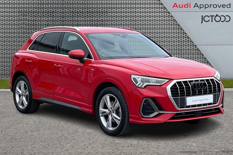 Used 2021 Audi Q3 S Line 35TFSI 150PS S Tronic Tango Red at JCT600