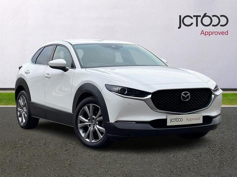 Used 2020 MAZDA Cx-30 2.0 SKYACTIV-G MHEV Sport Lux SUV 5dr Petrol Manual Euro 6 (s/s) (122 ps) White at JCT600