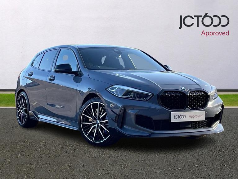 Used 2021 BMW 1 Series 2.0 M135i Hatchback 5dr Petrol Auto xDrive Euro 6 (s/s) (306 ps) Grey at JCT600