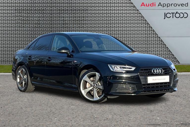 Used 2018 AUDI A4 2.0 TDI Black Edition Saloon 4dr Diesel Manual Euro 6 (s/s) (150 ps) Black at JCT600