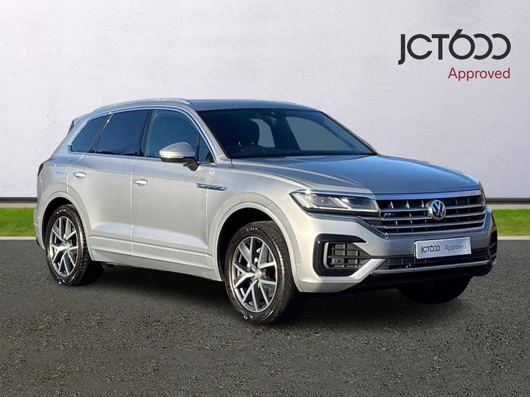 Used 2018 Volkswagen Touareg 3.0 TDI V6 R-Line SUV 5dr Diesel Tiptronic 4Motion Euro 6 (s/s) (231 ps) Silver at JCT600