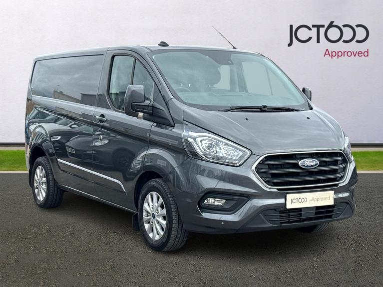 Used 2023 FORD Transit Custom 2.0 300 EcoBlue Limited Panel Van 5dr Diesel Auto L1 H1 Euro 6 (130 ps) Grey at JCT600