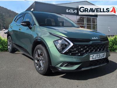 Used 2024 Kia SPORTAGE 1.6 h T-GDi GT-Line SUV 5dr Petrol Hybrid Auto Euro 6 (s/s) (226 bhp) experience green at Gravells