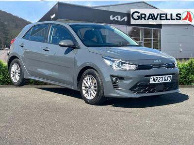 Used 2023 Kia RIO 1.2 2 Hatchback 5dr Petrol Manual Euro 6 (s/s) (83 bhp) Grey at Gravells