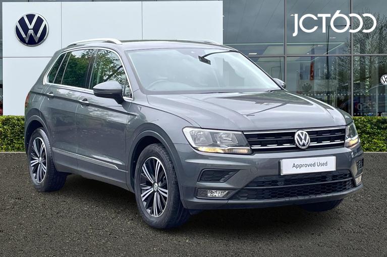 Used 2019 VOLKSWAGEN Tiguan SWB SE 2.0 TDI 2WD 150PS 6-Speed Manual Indium Grey at JCT600