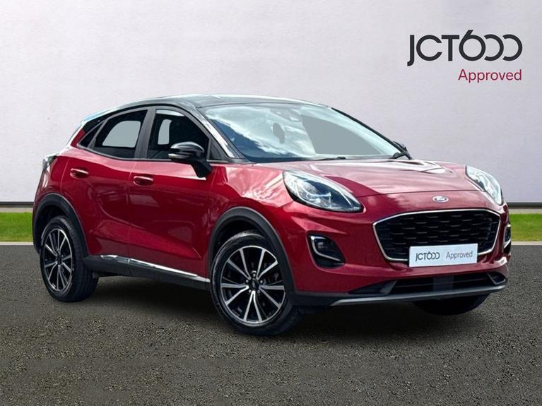 Used 2021 FORD Puma 1.0T EcoBoost MHEV Titanium SUV 5dr Petrol Manual Euro 6 (s/s) (155 ps) Red at JCT600