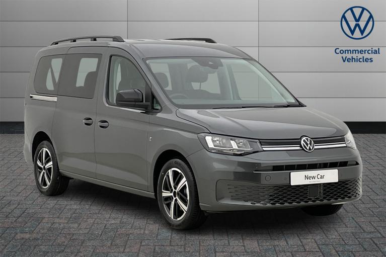 Used ~ VOLKSWAGEN Caddy Maxi C20 Life Maxi 122 PS 2.0 TDI DSG Indium Grey Metallic at JCT600